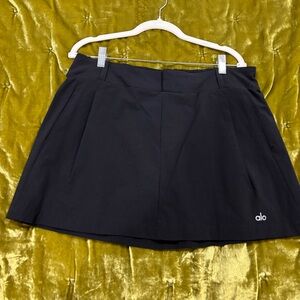 ALO Yoga Fan Club mini skirt-Black